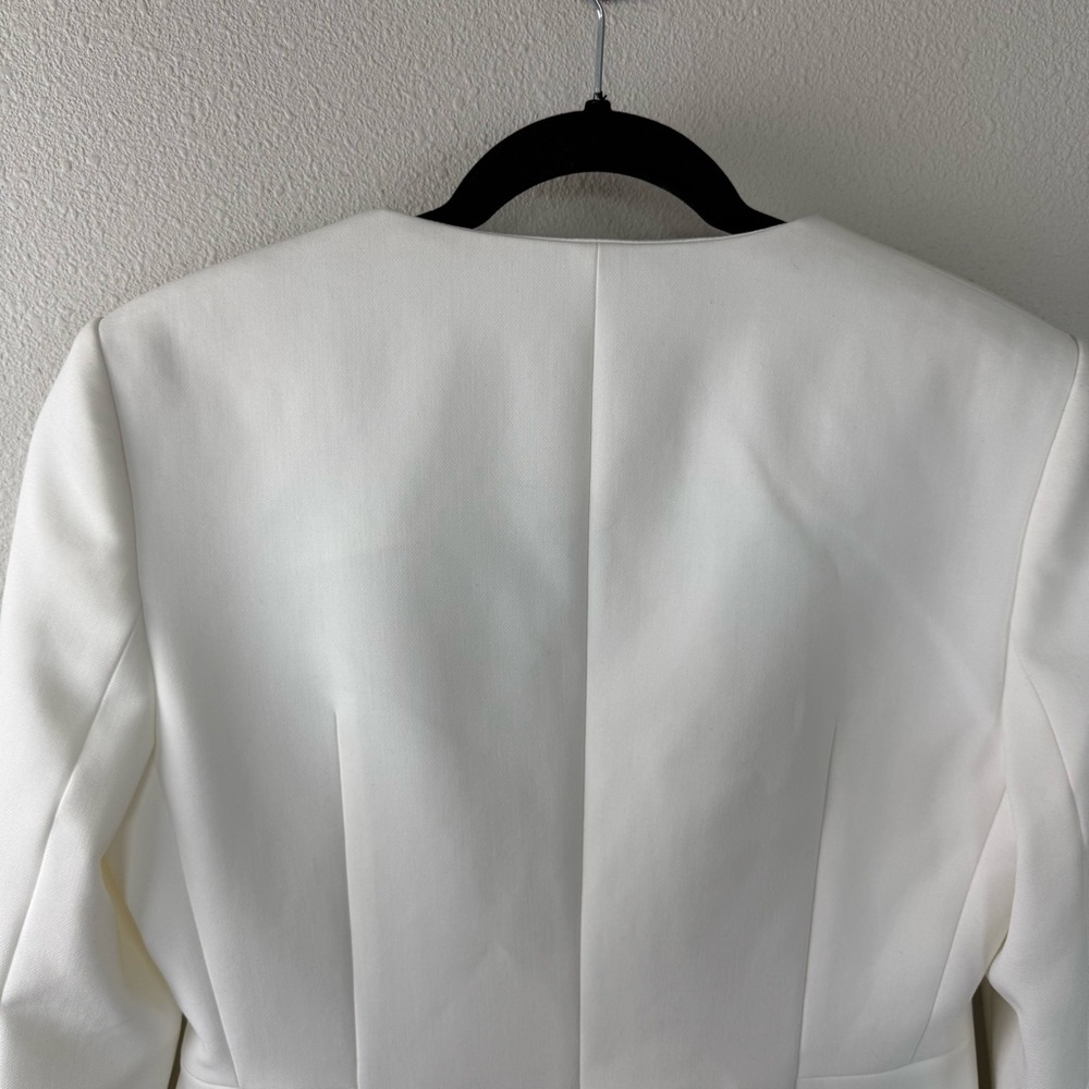 Hugo Boss Lavender Collarless Single-Button Blazer - Picture 14 of 16